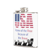 VS - Vrije thuis vanwege de moed Heupfles (Links)