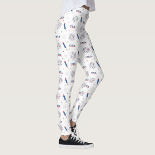 VS, vuurwerk en voetzoekers Leggings