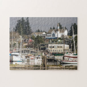 VS, Wa, Kitsap-schiereiland. Schitterend stadje. Legpuzzel