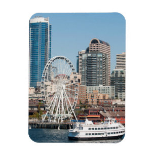 VS, Wa, Seattle. Argosy Harbour Cruise Boat Magneet
