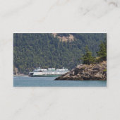 VS, WA. Washington State Ferries Visitekaartje (Achterkant)