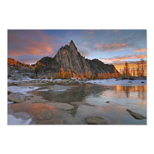 VS, Washington, Cascade Mountains. Prusik Foto Afdruk (Voorkant)