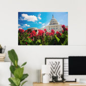 VS, Washington DC, Capitol Building Poster (Thuiskantoor)