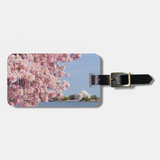 VS, Washington DC, Cherry tree Bagagelabel (Voorkant horizontaal)