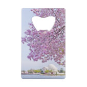 VS, Washington DC, Cherry tree in bloom Kredietkaart Flessenopener (Achterkant)