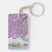 VS, Washington DC, Cherry tree in bloom Sleutelhanger (achterkant)