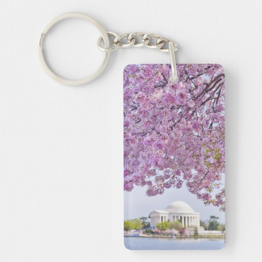 VS, Washington DC, Cherry tree in bloom Sleutelhanger (Voorkant)