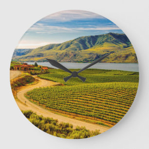 VS, Washington, Lake Chelan. Benson Vineyards Grote Klok