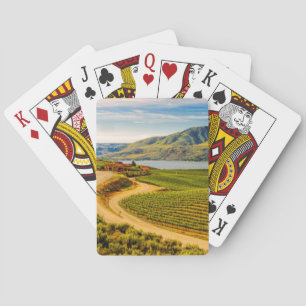 VS, Washington, Lake Chelan. Benson Vineyards Pokerkaarten
