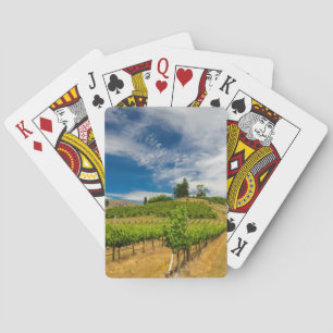 VS, Washington, Lake Chelan. Wijngaard 3 Pokerkaarten