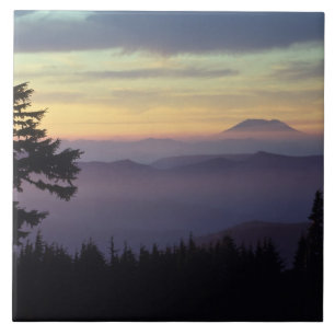 VS, Washington. Mount St. Helens gezien door Tegeltje