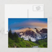 VS, Washington, Mt. Rainier. Morning sun Briefkaart (Voorkant / Achterkant)