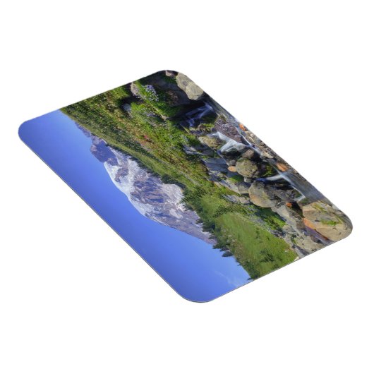 VS, Washington, Mt Rainier NP, Mt Rainier en 2 Magneet (Rechterzijde)