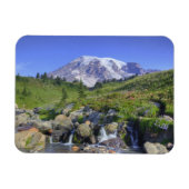 VS, Washington, Mt Rainier NP, Mt Rainier en 2 Magneet (Horizontaal)
