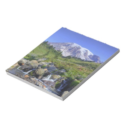 VS, Washington, Mt Rainier NP, Mt Rainier en 2 Notitieblok (Gedraaid)