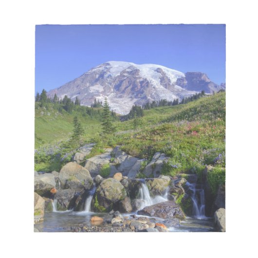 VS, Washington, Mt Rainier NP, Mt Rainier en 2 Notitieblok (Voorkant)