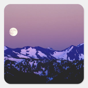VS, Washington, Port Angeles, Olympic National Vierkante Sticker