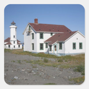 VS, Washington, Port Townsend, Point Wilson Vierkante Sticker