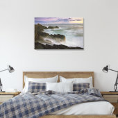 VS, Washington, San Juan-eilanden. Waves craves Canvas Afdruk (Insitu (Slaapkamer))