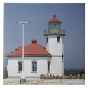 VS, Washington, Seattle, Alki Point Lighthouse, 2 Tegeltje
