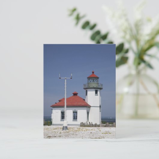 VS, Washington, Seattle, Alki Point Lighthouse, Briefkaart (Staand voorkant)