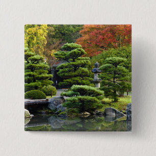 VS, Washington, Seattle, Arboretum, Japans Vierkante Button 5,1 Cm