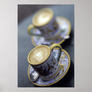 VS, Washington, Seattle, Espresso drinken in Poster