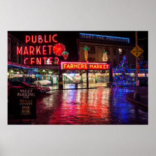 VS, Washington, Seattle, Pike Place Market Poster