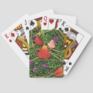 VS, Washington, Spokane County, Hawthorn Leaves 3 Pokerkaarten