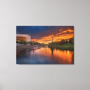 VS, Washington, Spokane, Riverfront Park Canvas Afdruk