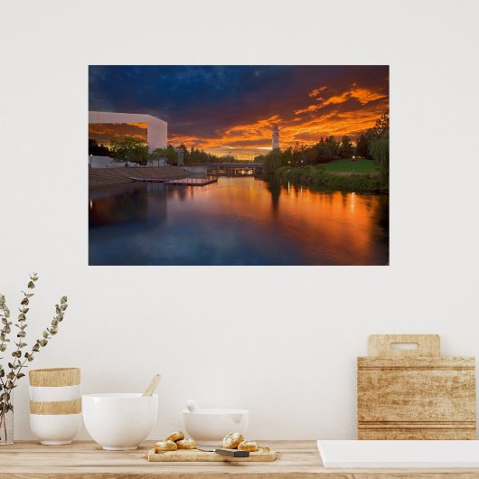 VS, Washington, Spokane, Riverfront Park Poster (Keuken)