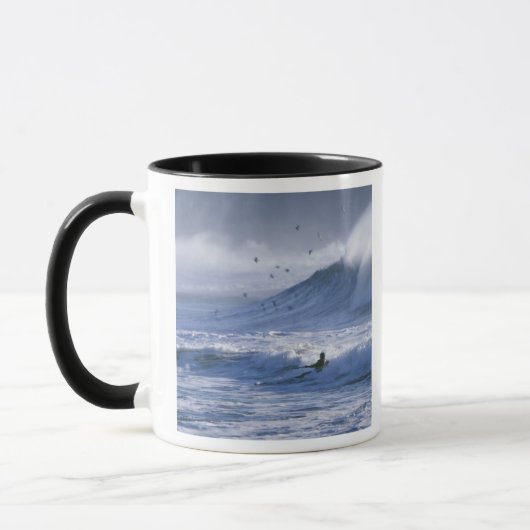 VS, Washington State, La Push. Man kayak Mok (Links)