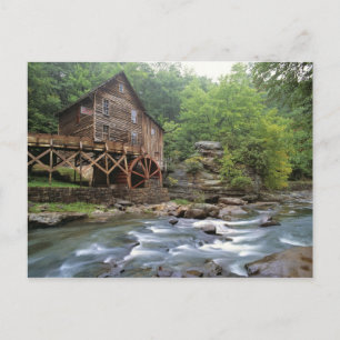 VS, West Virginia, Babcock SP. Rustic Glade Briefkaart