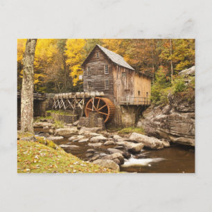VS, West Virginia, Clifftop. Babcock State 2 Briefkaart