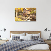 VS, West Virginia, Clifftop. Deelstaat Babcock 2 Canvas Afdruk (Insitu (Slaapkamer))