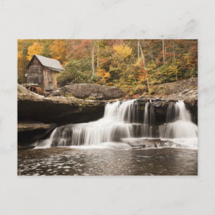 VS, West Virginia, Clifftop. Staat Babcock Briefkaart