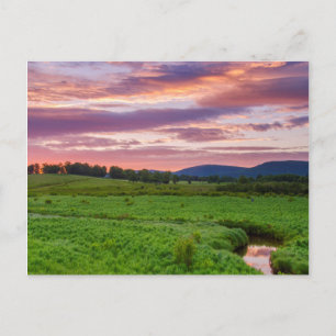 VS, West Virginia, Davis. Landschap Briefkaart