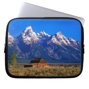 VS, Wyoming, Grand Teton National Park, Ochtend Laptop Sleeve