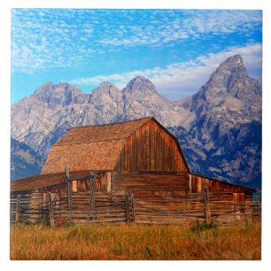 VS, Wyoming, Grand Teton National Park. Tegeltje