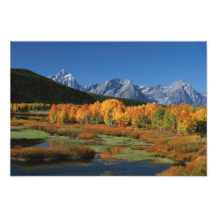 VS, Wyoming, Grand Tetons National Park in Foto Afdruk