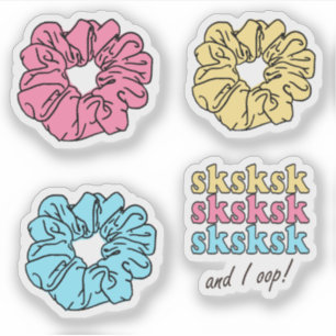 VSCO Girl Thlek Sticker Set