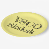 VSCO sksksk Papieren Bordje (Gekanteld)