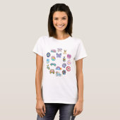 VSCO Vibes Retro Fun T-Shirt (Devant entier)