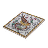 VT0030 Reproduction Antiek Transferware Tegeltje (Zijkant)