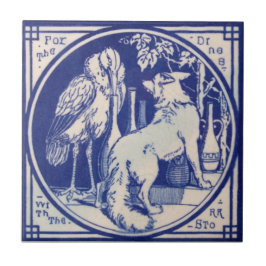 VT0061 Reproduction Antiek Transferware Tegeltje