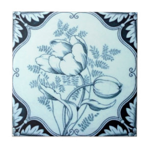 VT0101 Reproduction Antiek Transferware Tegeltje