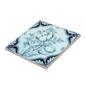 VT0101 Reproduction Antiek Transferware Tegeltje (Zijkant)