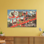 Vt. Jackson, South Carolina - Large Letter Scene Canvas Afdruk (Insitu (Woonkamer))