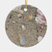 Vt. Lauderdale Beach Sand Shells Keramisch Ornament (Voorkant)