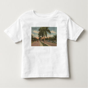 Vt. Lauderdale, Florida - Uitzicht van Las Olas Kinder Shirts